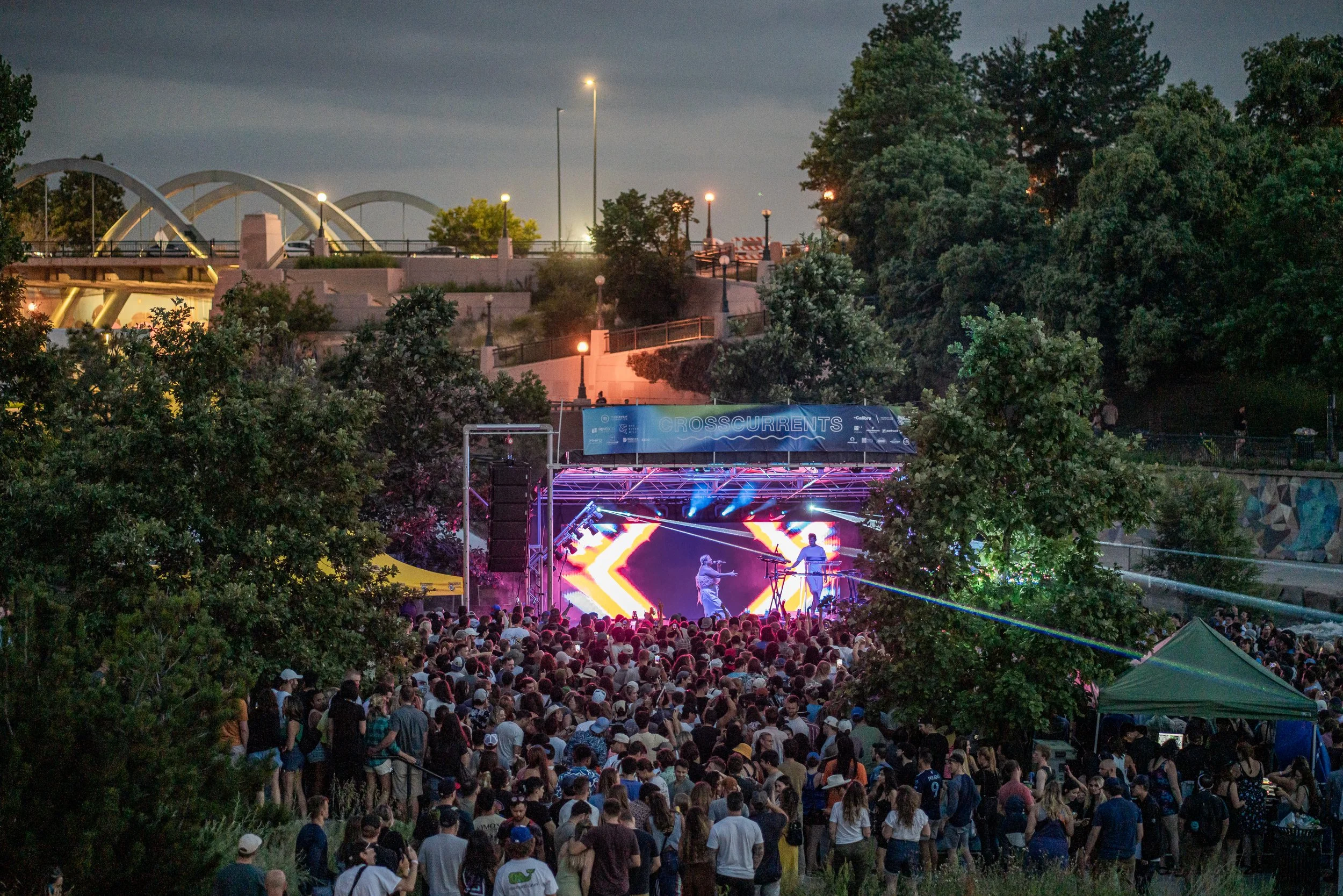 Outdoor neighborhood event